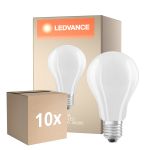 Multipack 10x Ledvance Classic LED E27 Peer Filament Mat 17W 2452lm - 840 Koel Wit | Vervangt 150W