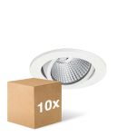 Multipack 10x Philips LED Spot Helder Accent G2 RS061B 6W 550lm 36D - 840 Koel Wit | 80mm - Dimbaar 