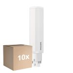 Multipack 10x Philips CorePro PL-C LED 5.5W 600lm - 830 Warm Wit | 4-Pin - Vervangt 13W