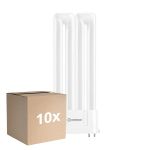 Multipack 10x Ledvance DULUX-F LED 12W - 840 Koel Wit | 4-Pin - Vervangt 24W