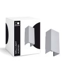 D'Lite Wandlamp Aurora Aluminium Zilver Up & Down 6.5W 500lm - 830-840 CCT | IP54