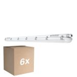 Multipack 6x Ledvance LED Waterdichte Montagebalk Vochtbestendig Value 25W 3000lm - 840 Koel Wit | 150cm