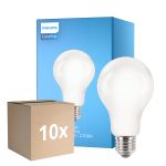 Multipack 10x Philips Corepro LED Lamp E27 Peer Mat 13W 2000lm - 827 Zeer Warm Wit | Vervangt 120W