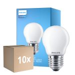 Multipack 10x Philips Corepro LED Lustre E27 Kogel Mat 6.5W 806lm - 840 Koel Wit | Vervangt 60W