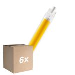 Multipack 6x Osram LED Slim Line R7S LED R7S 118mm Helder 8W 806lm - 827 Zeer Warm Wit | Vervangt 60W