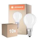 Multipack 10x Ledvance Classic LED E14 Kogel Filament 5.9W 806lm - 827 Zeer Warm Wit | Dimbaar - Vervangt 60W