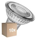 Multipack 10x Ledvance LED Reflector GU10 PAR16 7W 750lm 36d - 840 Koel Wit| Dimbaar - Vervangt 100W