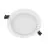 Ledvance Downlight Slim Alu Aluminium Wit 13W 1300lm 90D - 840 Koel Wit | Zaagmaat 150 - IP44 - Dali Dimbaar 