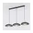 Emibig Hanglamp Skin Staal Zwart | Geschikt voor 3x G9 - Max 8W