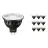 Multipack 10x Philips Master LED Spot GU5.3 MR16 7.5W 485lm 36D - 927 Zeer Warm Wit | Beste Kleurweergave - Dimbaar - Vervangt 50W