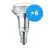 Multipack 6x Philips Corepro LED Spot E14 R50 2.8W 210lm 36D - 827 Zeer Warm Wit | Vervangt 40W