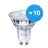 Multipack 10x Philips Corepro LED Spot GU10 PAR16 2.7W 230lm 36D - 840 Koel Wit | Vervangt 25W