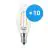 Multipack 10x Philips Corepro LED Kaars E14 Gedraaid Kaars Filament Helder 2W 250lm - 827 Zeer Warm Wit | Vervangt 25W