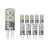 Multipack 10x Noxion Bolt LED Capsule G9 3.8W 470lm - 827 Zeer Warm Wit | Vervangt 40W
