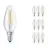 Multipack 10x Ledvance Classic LED E14 Kaars Filament Helder 4W 470lm - 827 Zeer Warm Wit | Vervangt 40W