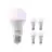 Multipack 5x Calex Smart Tuya Wifi E27 Peer 8.5W 806lm - 822-840 Afstembaar Wit | RGBW - Dimbaar - Vervangt 60W