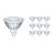 Multipack 10x Philips Corepro LED Spot GU5.3 MR16 2.9W 230lm 36D - 827 Zeer Warm Wit | Vervangt 20W
