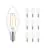 Multipack 10x Philips Corepro LED Kaars E14 Filament Helder 2W 250lm – 827 – Zeer Warm Wit | Vervangt 25W