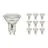 Multipack 10x Noxion LED Spot GU10 PAR16 4.8W 450lm 36D - 827 Zeer Warm Wit | Vervangt 65W