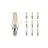 Multipack 10x Noxion Lucent Lustre LED E14 Kogel Filament Helder 2.5W 250lm – Dimbaar - Vervangt 25W