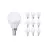 Multipack 10x Noxion Lucent Lustre LED E14 Kogel Mat 2.5W 250lm - 827 Zeer Warm Wit | Vervangt 25W