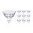 Multipack 10x Philips Master Value LED Spot GU5.3 MR16 5.8W 460lm 36D - 930 Warm Wit | Beste Kleurweergave - Dimbaar - Vervangt 35W