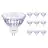 Multipack 10x Philips Master Value LED Spot GU5.3 MR16 7.5W 621lm 60D - 927 Zeer Warm Wit | Beste Kleurweergave - Dimbaar - Vervangt 50W