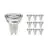 Multipack 10x Noxion Lucent LED Spot GU10 PAR16 4.8W 450lm 36D - 840 Koel Wit | Vervangt 65W