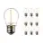 Multipack 10x Noxion Lucent LED E27 Kogel Filament Helder 1.4W 136LM - 827 Zeer Warm Wit | Vervangt 15W