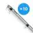 Multipack 10x Noxion LED Waterdichte Montagebalk Poseidon V3.0 35-65W 4550-9100lm - 830-865 CCT | 150cm - Doorvoerbedrading (5x2.5mm2)