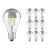 Multipack 10x Ledvance  Classic LED E27 Peer Filament Spiegel 6.5W 650lm - 827 Zeer Warm Wit | Vervangt 50W