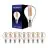 Multipack 10x Noxion Lucent Lustre LED E14 Kogel Filament Helder 4.5W 470lm - 827 Zeer Warm Wit | Dimbaar - Vervangt 40W