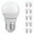 Multipack 10x Noxion Lucent Classic LED E27 Kogel Mat 4.5W 470lm - 827 Zeer Warm Wit | Vervangt 40W