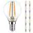 Multipack 10x Noxion Lucent LED E14 Kogel Filament Helder 2.5W 250lm - 827 Zeer Warm Wit | Vervangt 25W