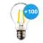 Multipack 100x Noxion Lucent LED E27 Peer Filament Helder 4.5W 470lm - 840 Koel Wit | Vervangt 40W