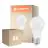 Multipack 6x Ledvance Classic LED E27 Peer Mat 8.8W 806lm - 827 Zeer Warm Wit | Dimbaar - Vervangt 60W
