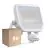 Multipack 8x Ledvance LED Floodlight Aluminium Wit 41W 5500lm 100D - 830 Warm Wit | IP65 - Bewegings- En Lichtsensor - Symmetrisch