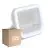 Multipack 12x Ledvance LED Floodlight Aluminium Wit 8W 1100lm 100D - 830 Warm Wit | IP66 - Symmetrisch