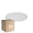 Multipack 5x D'Lite Plafondlamp Luma Wit 22W 2000lm - 827 Zeer Warm Wit | IP44 - 42cm