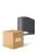 Multipack 4x D'Lite Wandlamp Vossem Aluminium Zwart | IP54 - Geschikt Voor 1x GU10