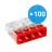 Multipack 100x Wago 2273-204 Lasklem Verbindingsstuk | 4 Kabel Aansluiting