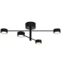 Nordlux Clyde Plafondlamp 4-Rail Metaal Zwart 14W 1100lm - 827 Zeer Warm Wit | 3-Staps Dimbaar