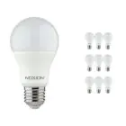 Multipack 10x Noxion Lucent Classic LED E27 Peer Mat 8.5W 806lm - 827 Zeer Warm Wit | Dimbaar - Vervangt 60W