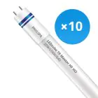 Multipack 10x Philips LED Buis T8 MASTER (HF) High Output 20W 3100lm - 840 Koel Wit | 150cm - Vervangt 58W