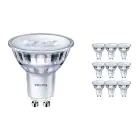 Multipack 10x Philips Corepro LED Spot GU10 PAR16 2.7W 215lm 36D - 827 Zeer Warm Wit | Vervangt 25W