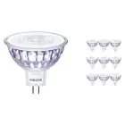 Multipack 10x Philips Master Value LED Spot GU5.3 MR16 7.5W 630lm 60D - 930 Warm Wit | Beste Kleurweergave - Dimbaar - Vervangt 50W