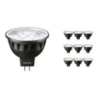 Multipack 10x Philips Master LED Spot GU5.3 MR16 6.7W 440lm 36D - 930 Warm Wit | Beste Kleurweergave - Dimbaar - Vervangt 35W