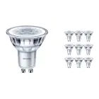Multipack 10x Philips Corepro LED Spot GU10 PAR16 3.5W 275lm 36D - 840 Koel Wit | Vervangt 35W
