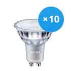 Multipack 10x Philips MASTER Value LED Spot GU10 PAR16 3.7W 270lm 36D - 930 Warm Wit | Beste Kleurweergave - Dimbaar - Vervangt 35W