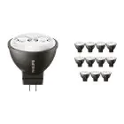 Multipack 12x Philips Master LED Spot GU4 MR11 3.5W 200lm 24D - 827 Zeer Warm Wit | Vervangt 20W